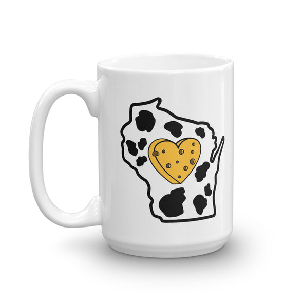 Drinkware | Heart in Wisconsin | Coffee Mug - The Heart Sticker Company