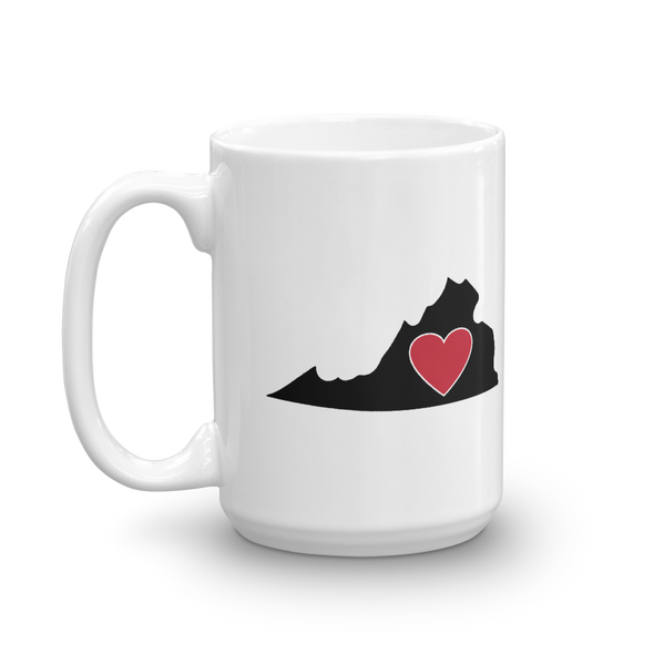 Drinkware | Heart in Virginia | Coffee Mug - The Heart Sticker Company