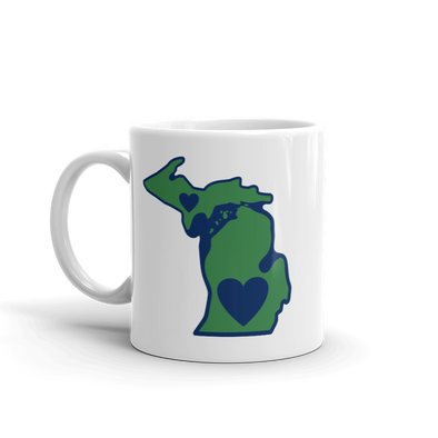 Drinkware | Heart in Michigan | Coffee Mug - The Heart Sticker Company
