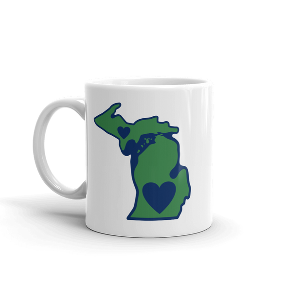 Drinkware | Heart in Michigan | Coffee Mug - The Heart Sticker Company