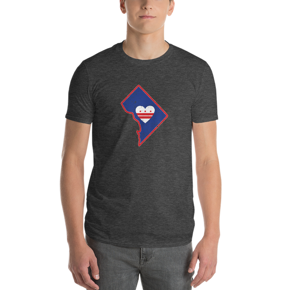 T-Shirt | Heart in Washington D.C. | Short Sleeve - The Heart Sticker Company