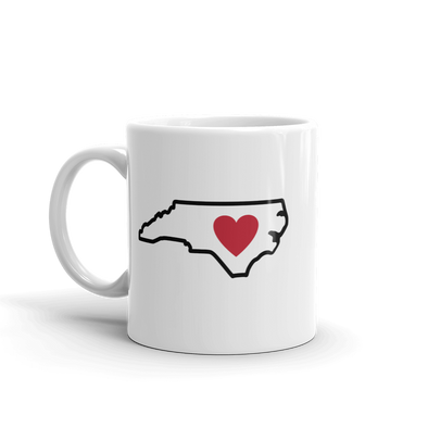 Drinkware | Heart in North Carolina | Coffee Mug - The Heart Sticker Company