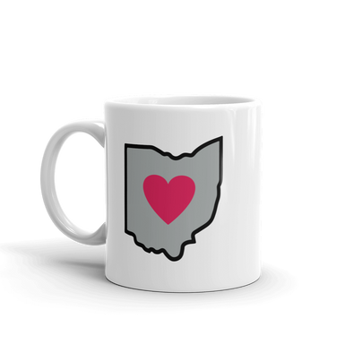 Drinkware | Heart in Ohio | Coffee Mug - The Heart Sticker Company