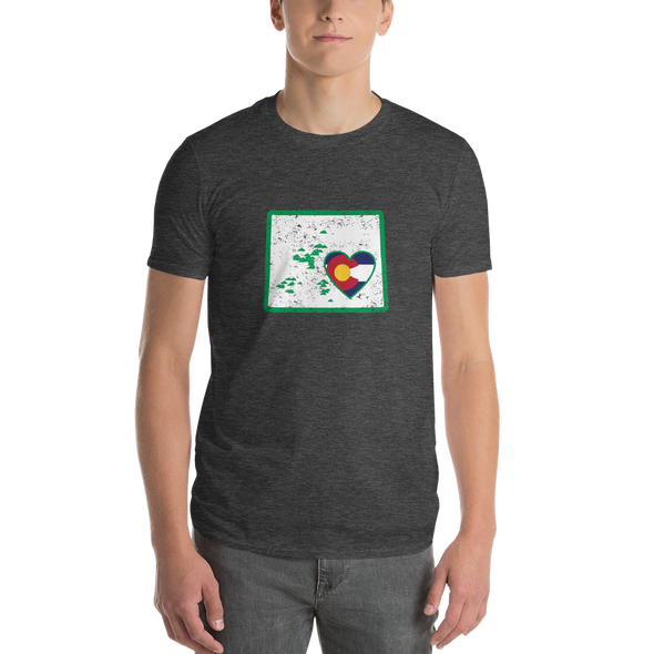 T-Shirt | Heart in Colorado | Short Sleeve - The Heart Sticker Company