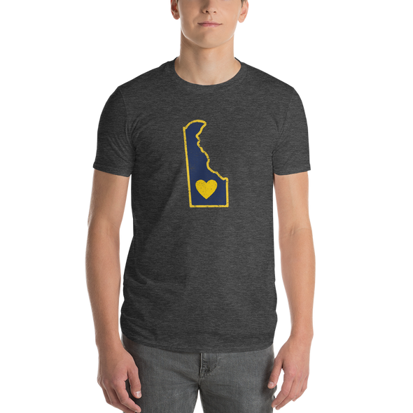 T-Shirt | Heart in Delaware | Short Sleeve - The Heart Sticker Company