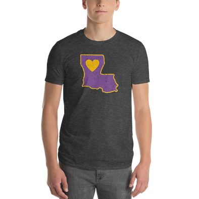 T-Shirt | Heart in Louisiana | Short Sleeve - The Heart Sticker Company