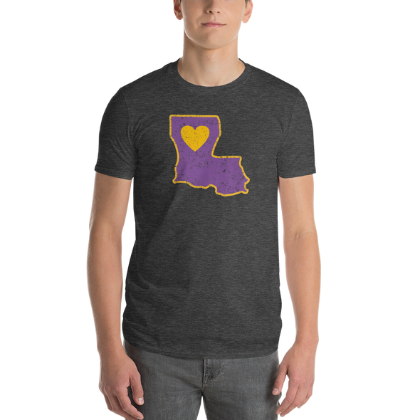 T-Shirt | Heart in Louisiana | Short Sleeve - The Heart Sticker Company