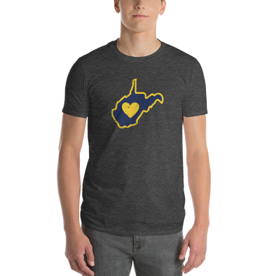 T-Shirt | Heart in West Virginia | Short Sleeve - The Heart Sticker Company