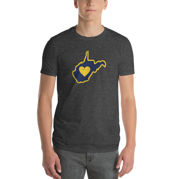 T-Shirt | Heart in West Virginia | Short Sleeve - The Heart Sticker Company