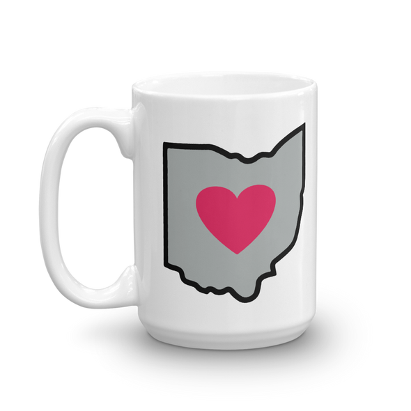 Drinkware | Heart in Ohio | Coffee Mug - The Heart Sticker Company