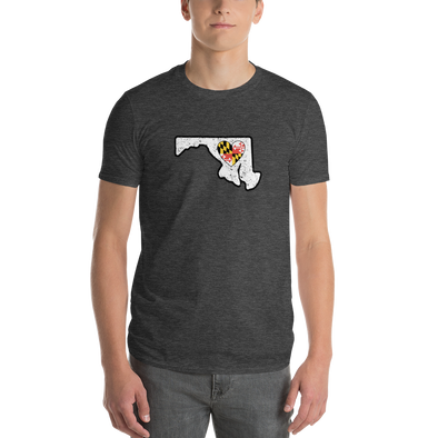 T-Shirt | Heart in Maryland | Short Sleeve - The Heart Sticker Company