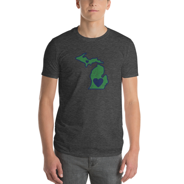 T-Shirt | Heart in Michigan | Short Sleeve - The Heart Sticker Company