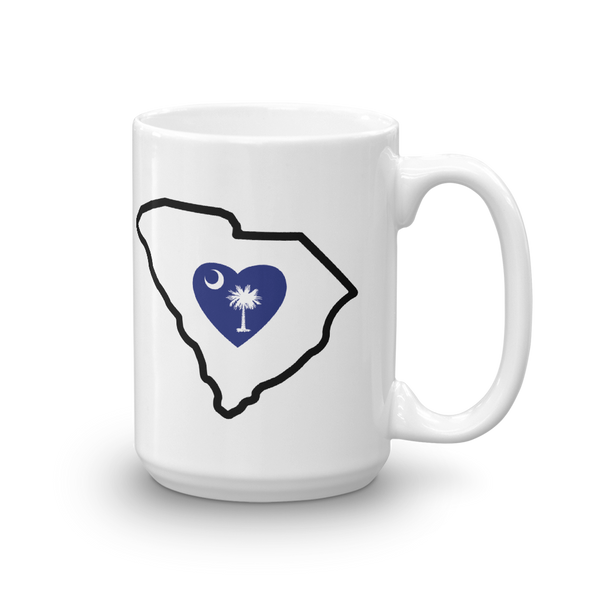 Drinkware | Heart in South Carolina | Coffee Mug - The Heart Sticker Company