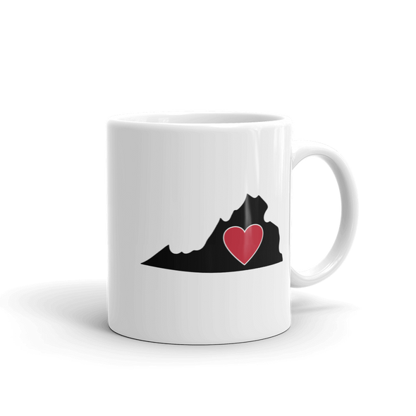 Drinkware | Heart in Virginia | Coffee Mug - The Heart Sticker Company