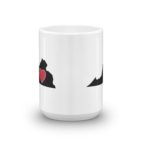 Drinkware | Heart in Virginia | Coffee Mug - The Heart Sticker Company