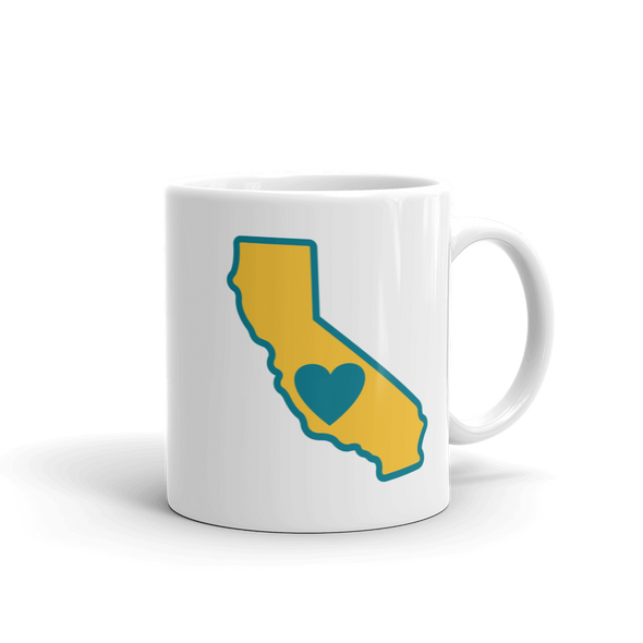 Drinkware | Heart in California | Coffee Mug - The Heart Sticker Company