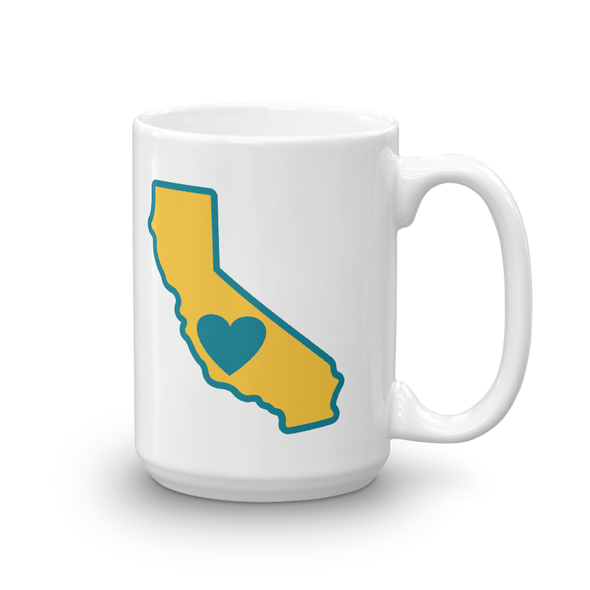 Drinkware | Heart in California | Coffee Mug - The Heart Sticker Company