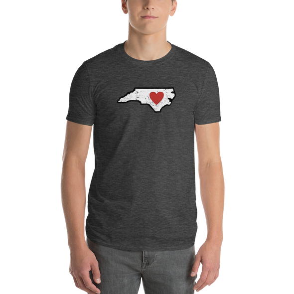 T-Shirt | Heart in North Carolina | Short Sleeve - The Heart Sticker Company