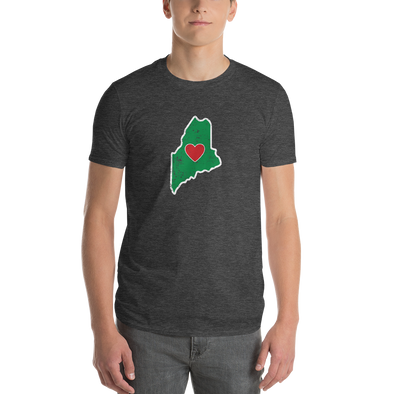 T-Shirt | Heart in Maine | Short Sleeve - The Heart Sticker Company