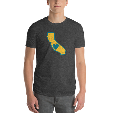 T-Shirt | Heart in California | Central | Short Sleeve - The Heart Sticker Company