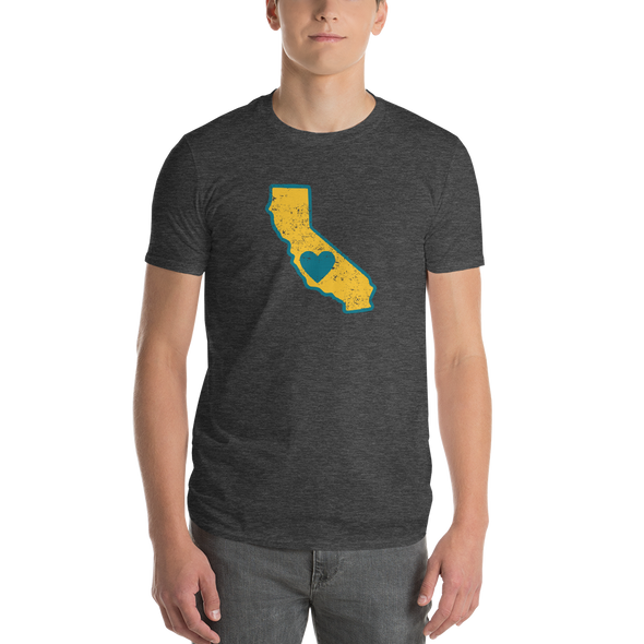 T-Shirt | Heart in California | Central | Short Sleeve - The Heart Sticker Company