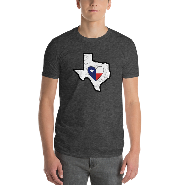 T-Shirt | Heart in Texas | Short Sleeve - The Heart Sticker Company
