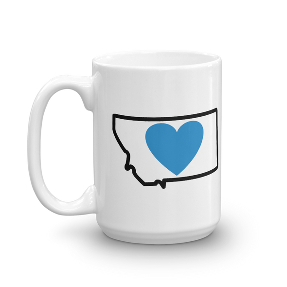 Drinkware | Heart in Montana | Coffee Mug - The Heart Sticker Company
