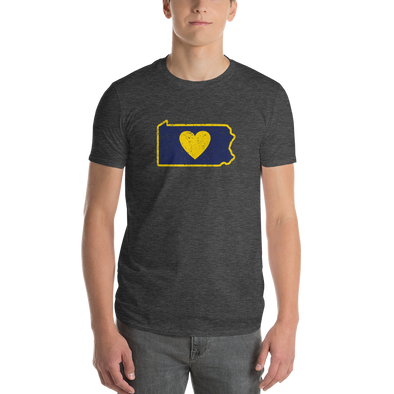 T-Shirt | Heart in Pennsylvania  | Short Sleeve - The Heart Sticker Company