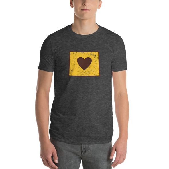 T-Shirt | Heart in Wyoming | Short Sleeve - The Heart Sticker Company