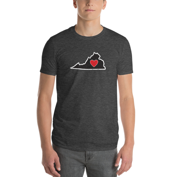 T-Shirt | Heart in Virginia | Short Sleeve - The Heart Sticker Company