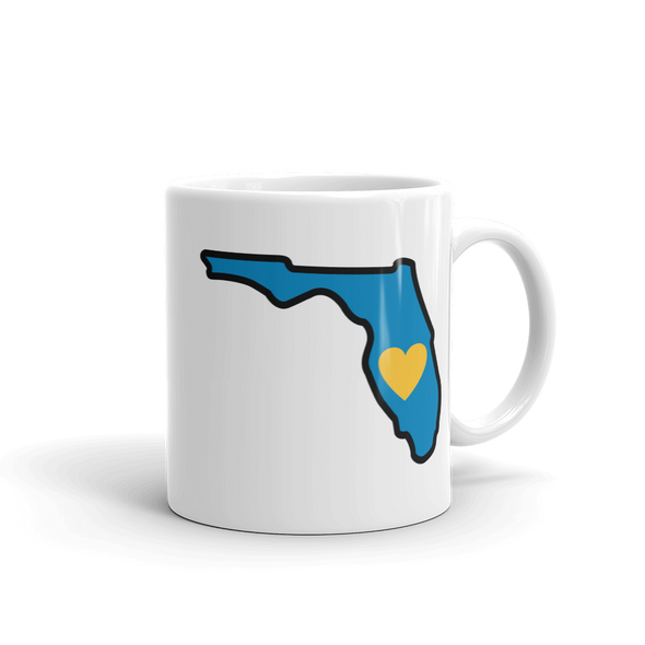 Drinkware | Heart in Florida | Coffee Mug - The Heart Sticker Company