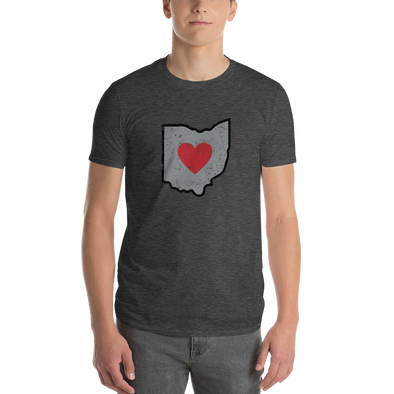 T-Shirt | Heart in Ohio | Short Sleeve - The Heart Sticker Company