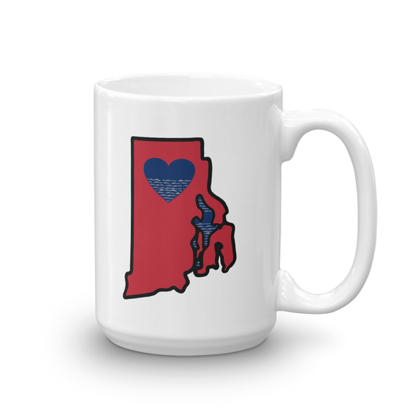 Drinkware | Heart in Rhode Island | Coffee Mug - The Heart Sticker Company