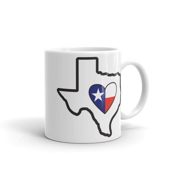 Drinkware | Heart in Texas | Coffee Mug - The Heart Sticker Company