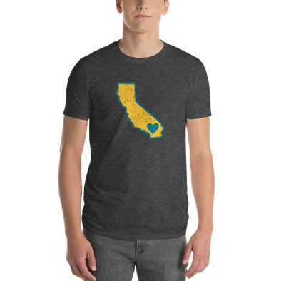 T-Shirt | Heart in California | Southern | Short Sleeve - The Heart Sticker Company