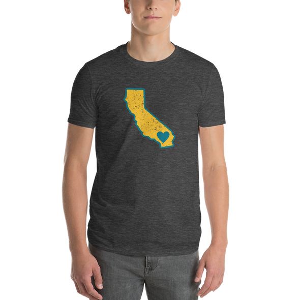 T-Shirt | Heart in California | Southern | Short Sleeve - The Heart Sticker Company