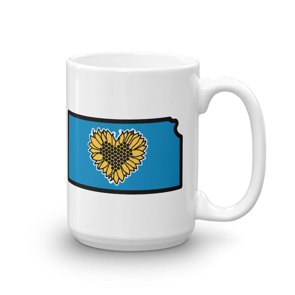 Drinkware | Heart in Kansas | Coffee Mug - The Heart Sticker Company