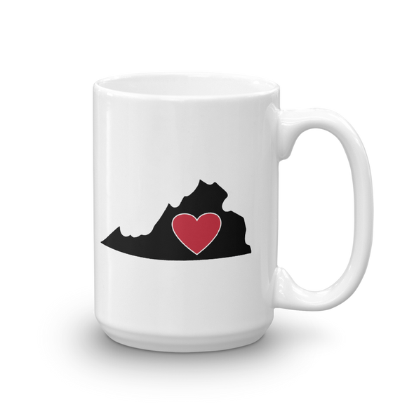 Drinkware | Heart in Virginia | Coffee Mug - The Heart Sticker Company