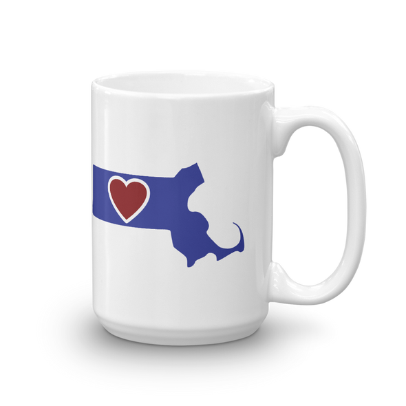 Drinkware | Heart in Massachusetts | Coffee Mug - The Heart Sticker Company