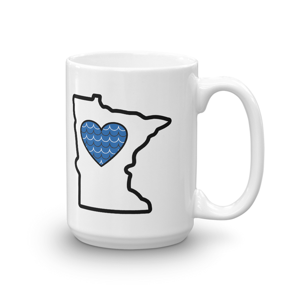 Drinkware | Heart in Minnesota | Coffee Mug - The Heart Sticker Company