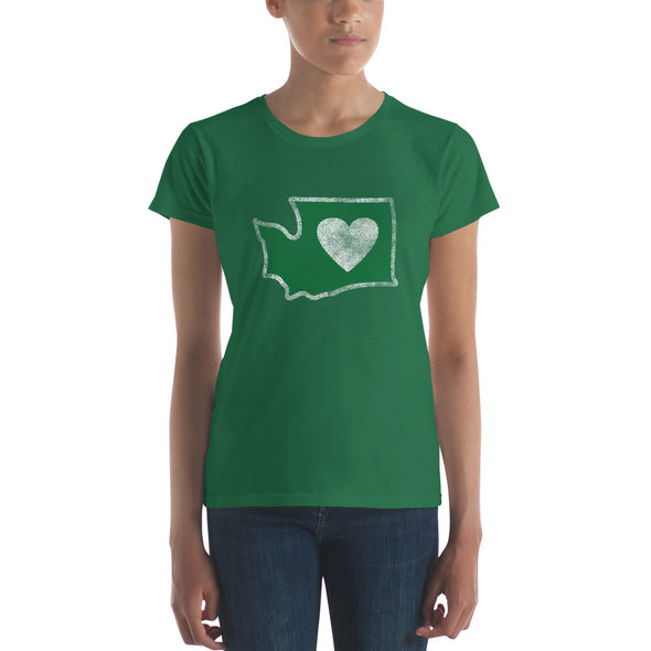 T-Shirt | Heart in Washington | Ladies - The Heart Sticker Company
