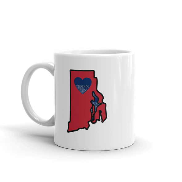 Drinkware | Heart in Rhode Island | Coffee Mug - The Heart Sticker Company