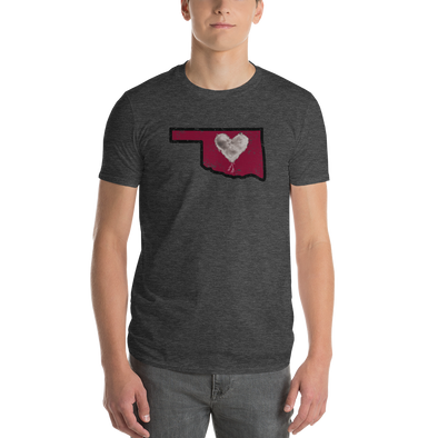 T-Shirt | Heart in Oklahoma | Short Sleeve - The Heart Sticker Company