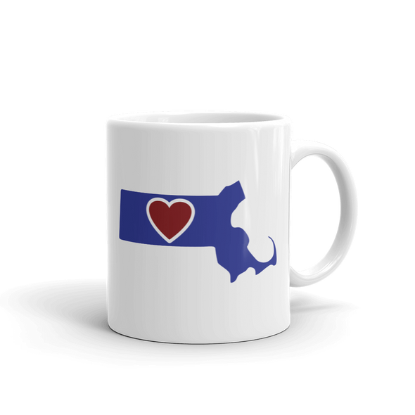 Drinkware | Heart in Massachusetts | Coffee Mug - The Heart Sticker Company