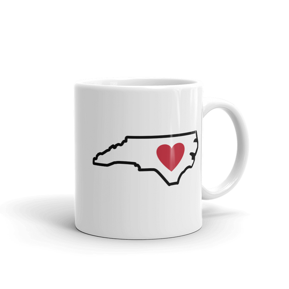 Drinkware | Heart in North Carolina | Coffee Mug - The Heart Sticker Company