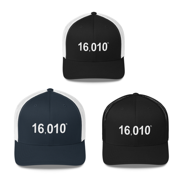 Trucker Hat | 16010 ft | Snap Back - The Heart Sticker Company